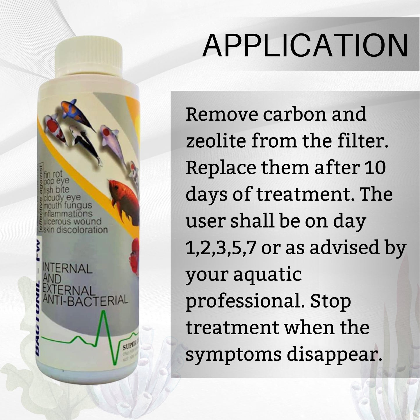 Aquatic Remedies Bactonil - 60ml, Pack of 2 | Anti-Bacterial Treatment