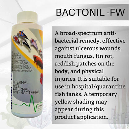 Aquatic Remedies Bactonil - 60ml | Anti-Bacterial Treatment