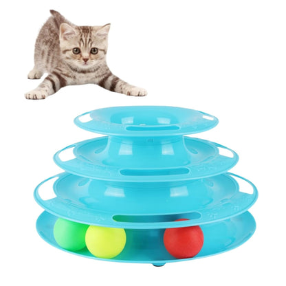 Foodie Puppies Interactive 3-Level Tower of Track for Cats & Kittens