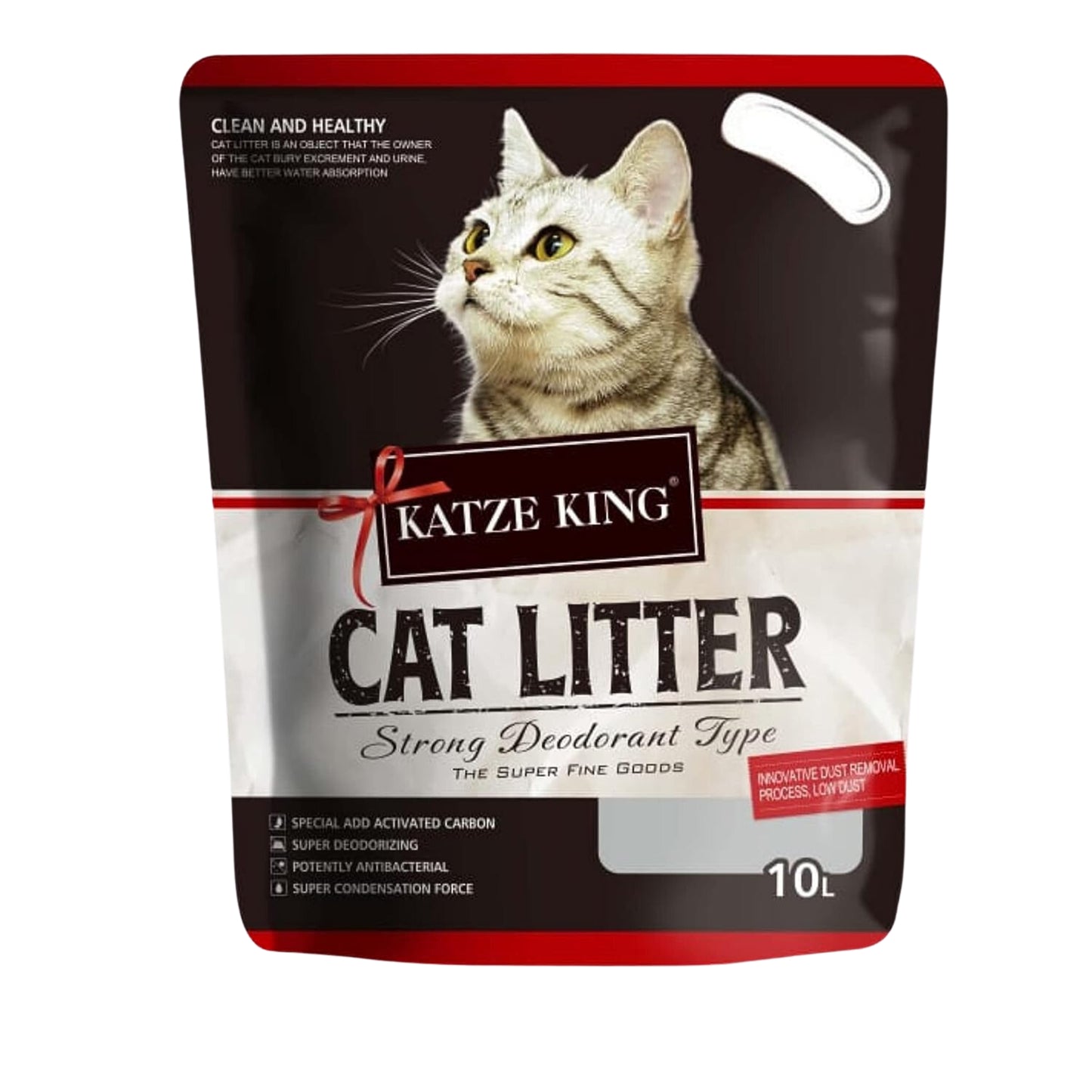 Katze King Strong Strawberry Fragrance Cat Litter Sand, 7Kg/10L