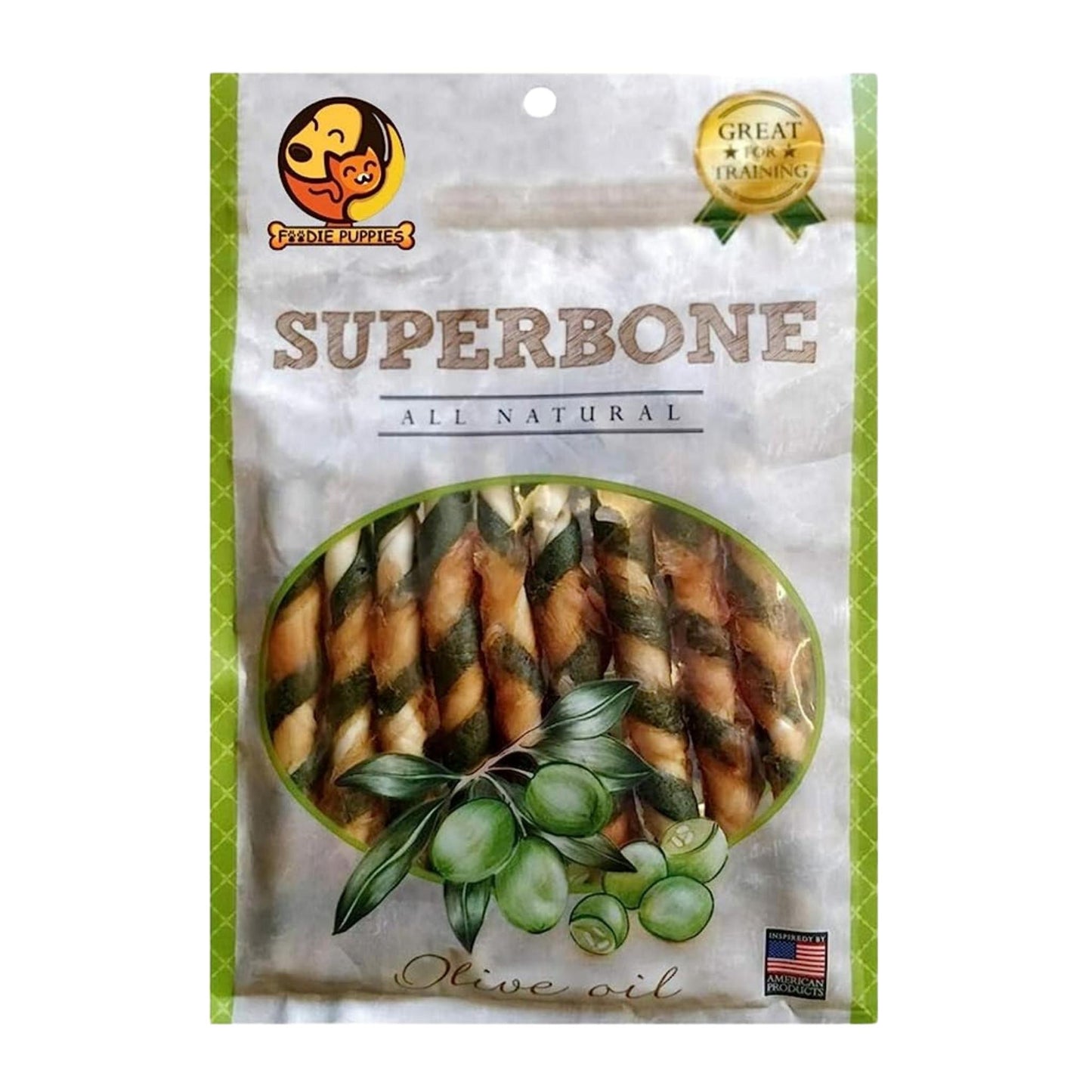 SuperBone All Natural Olive Oil Stick Dog Treat - Pack of 1