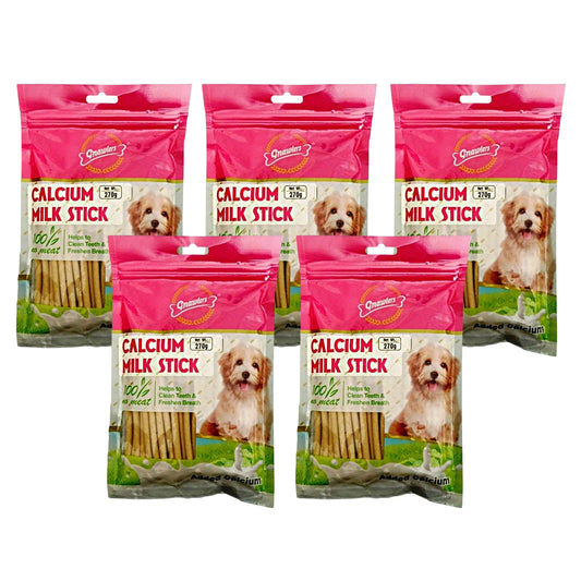 Gnawlers Calcium Milk Sticks Dog Treats, 270gm, Pack of 5