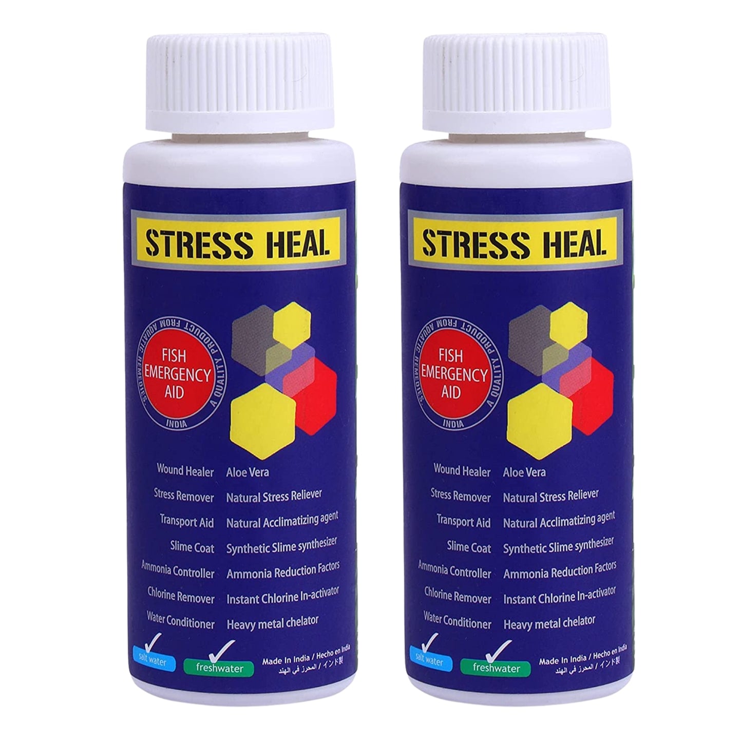 Aquatic Remedies Stress Heal - 50ml (Pack of 2) | Reduce Stress
