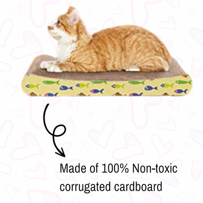 Foodie Puppies Corrugated Infinity Scratcher for Cats & Kittens