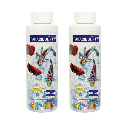 Aquatic Remedies Paracidol Freshwater Medicine - 60ml (Pack of 2)