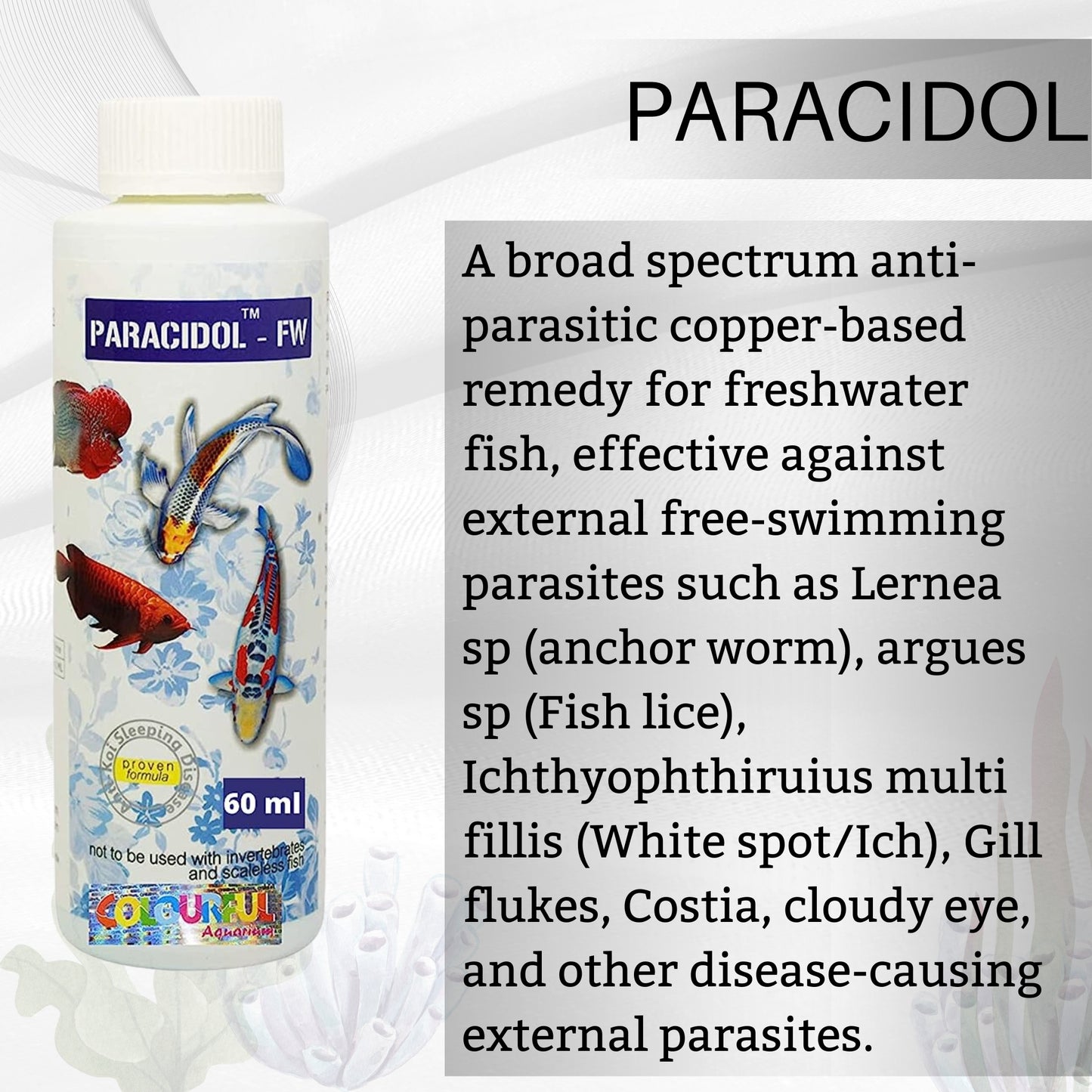Aquatic Remedies Paracidol Freshwater Medicine - 60ml