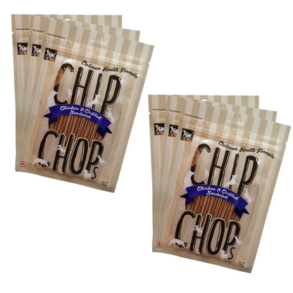 Chip Chops Dog Treats - Chicken & Codfish Sandwich (70gm, Pack of 6)