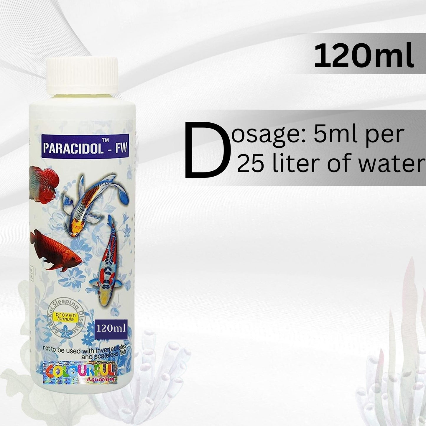 Aquatic Remedies Paracidol Freshwater Medicine - 120ml, Pack of 2