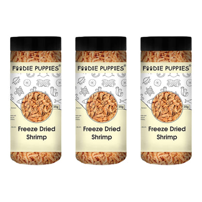 Foodie Puppies Freeze Dried Shrimp Fish Food - 35gm, Pack of 3