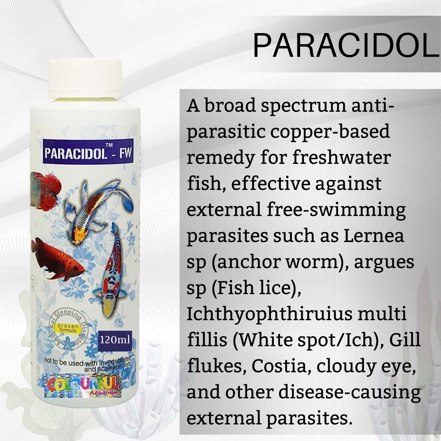 Aquatic Remedies Paracidol Freshwater Medicine - 120ml