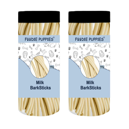 Foodie Puppies Barksticks Milk Sticks Treat for Dogs - 100g, Pack of 2