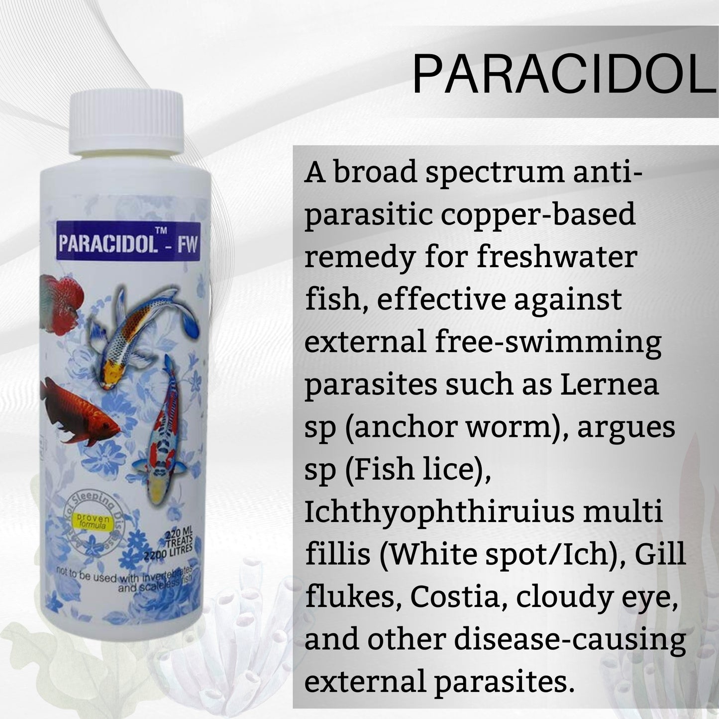 Aquatic Remedies Paracidol Freshwater Medicine - 220ml