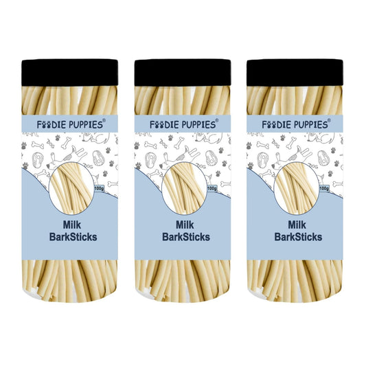 Foodie Puppies Barksticks Milk Sticks Treat for Dogs - 100g, Pack of 3