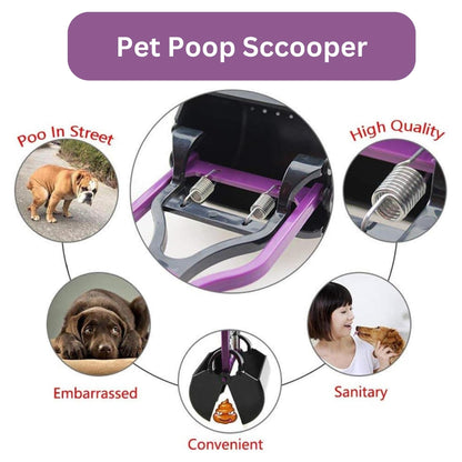 Foodie Puppies Pet Large Scooper for Poop/Waste Pickup (Color May Vary)