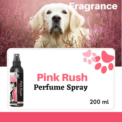 Foodie Puppies Pet Perfume Spray Pink Rush for Dogs - 200 ml