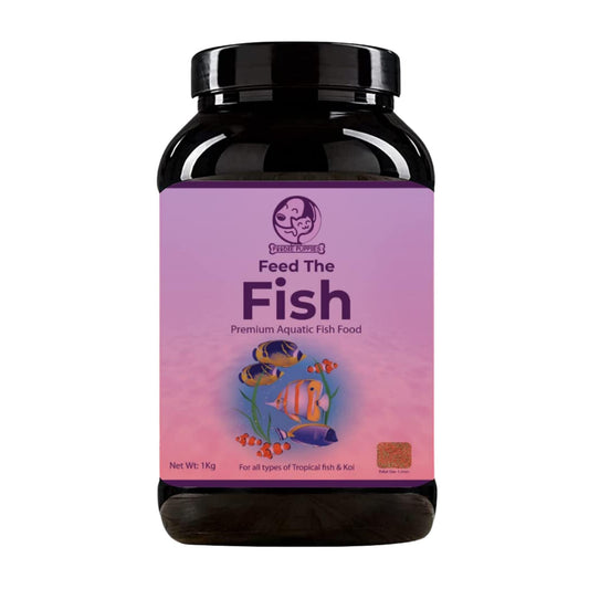 Foodie Puppies Nutritional Fish Food for Growth & Health (1.2mm, 1Kg)