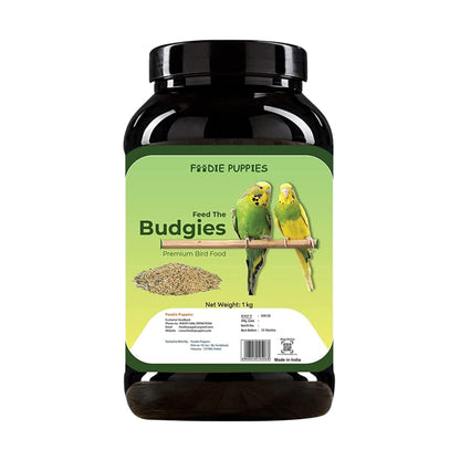 Foodie Puppies Budgie Mix Seeds - 1Kg | Suitable for All Type of Birds