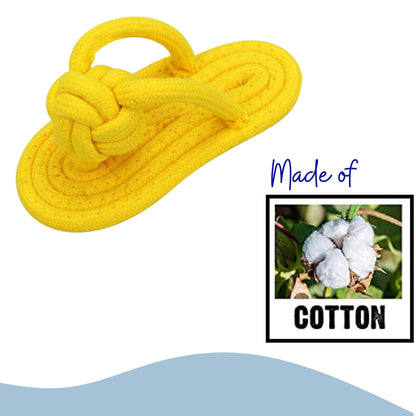 Foodie Puppies Cotton Slipper Rope Chew Toy for Dogs & Puppies, Pack of 2