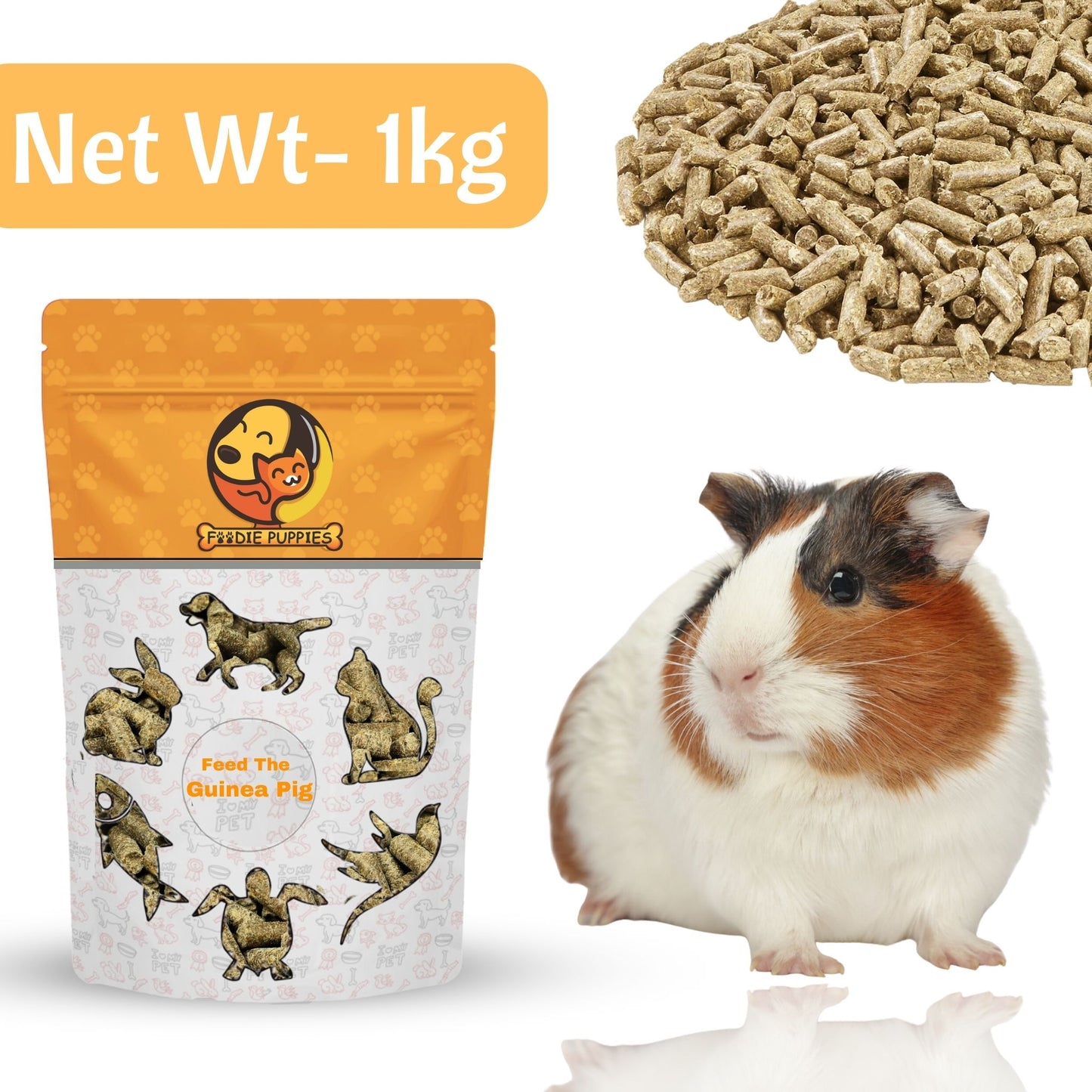 Foodie Puppies Guinea Pig Food (Pouch - 1Kg) | All Life Stages