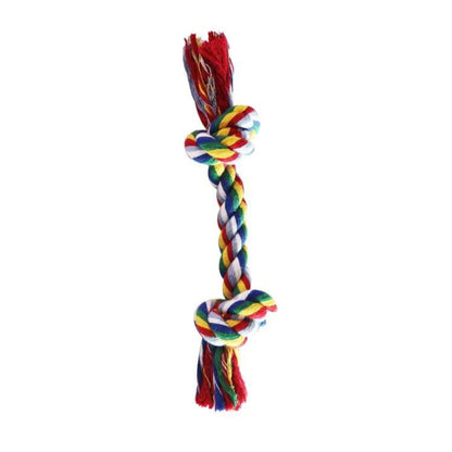 Foodie Puppies Durable 2 Knots Rope Chew for Dogs & Puppies