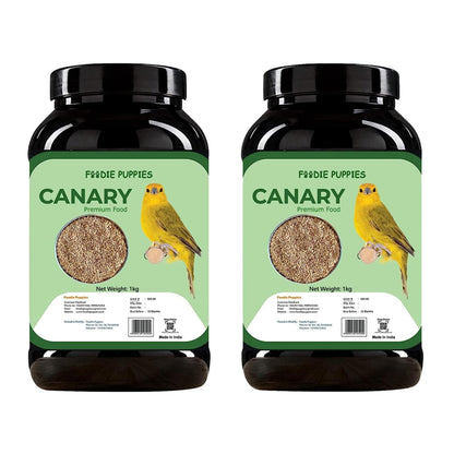 Foodie Puppies Canary Seeds - 2Kg | Suitable for All Types of Birds