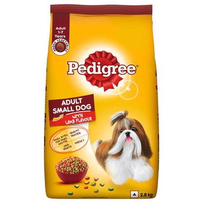 Pedigree Adult Small Dog Dry Food - Lamb & Veg Flavour, 2.8Kg