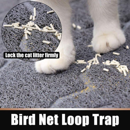 Foodie Puppies Pet Non-Slip Floral Litter Floor Mat (60cm x 90cm)