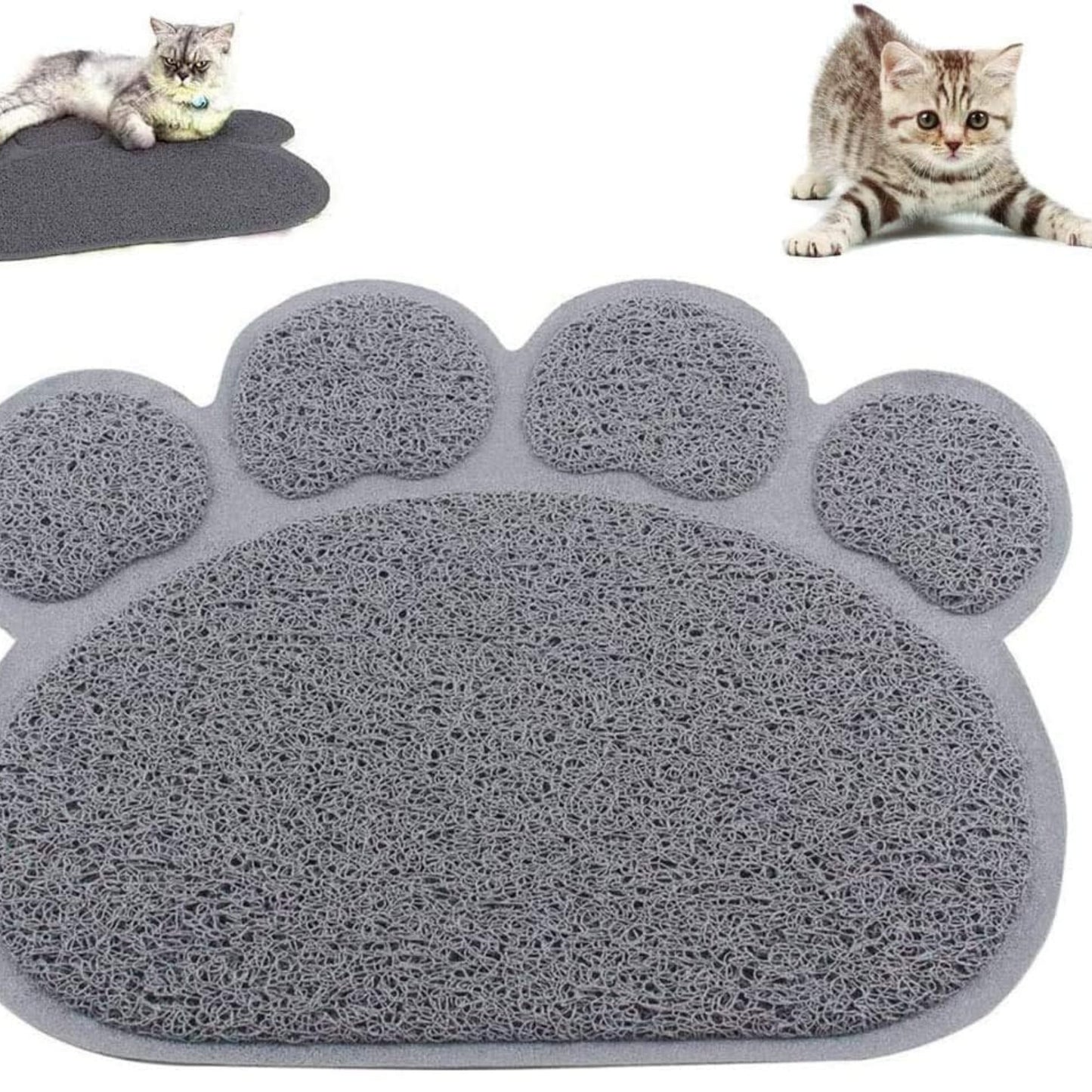 Foodie Puppies Pet Non-Slip Paw Design Litter Floor Mat (30cm x 40cm)