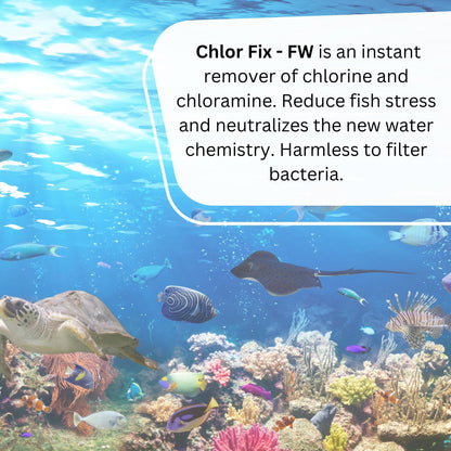 Foodie Puppies Aquarium/Fish Tank Chlor Fix - FW (120ml)