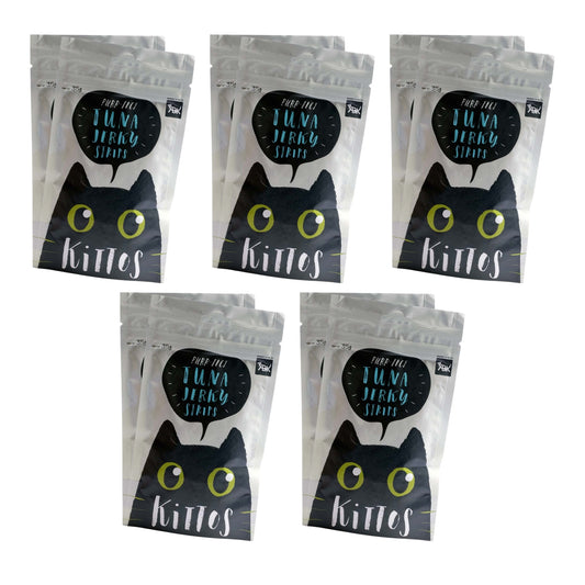 Kittos Tuna Jerky Strips Cat Treat - 35gm, Pack of 10