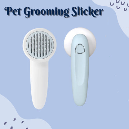 Foodie Puppies Round Buds Slicker Brush for Puppies, Dogs, & Cats
