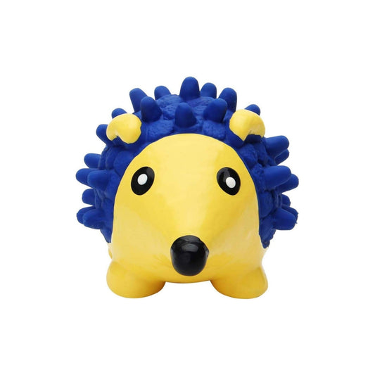 Foodie Puppies Latex Squeaky Toy for Dogs & Puppies - Hedgehog, Small