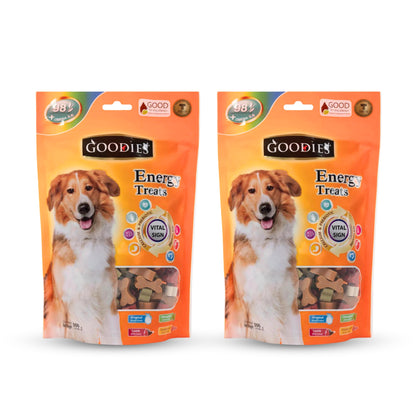 Goodies Energy Dog Treats Bone Shaped - 500gm, Pack of 2