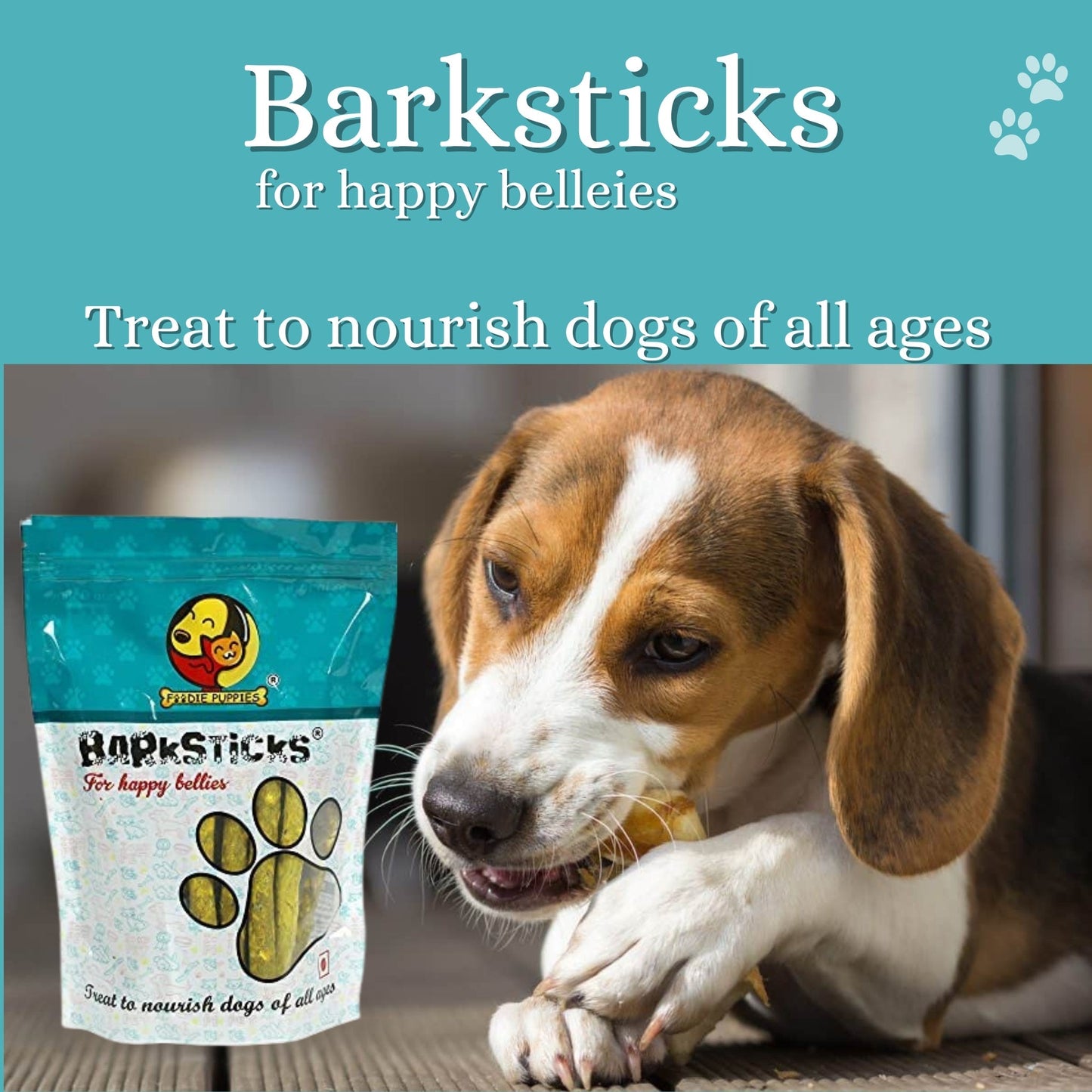 Foodie Puppies Barkstick Munchy Chicken Stick for Dogs & Puppies - 3Kg