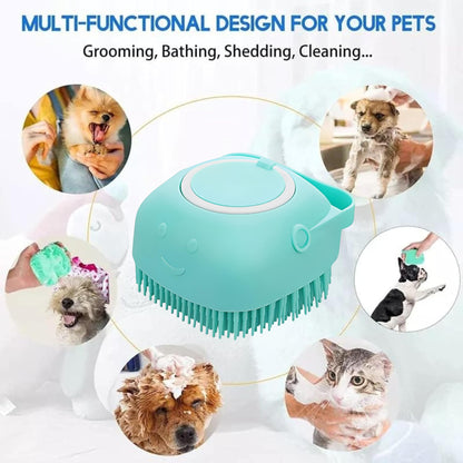Foodie Puppies Pet Lavender Shampoo & Silicone Dispenser Grooming Combo