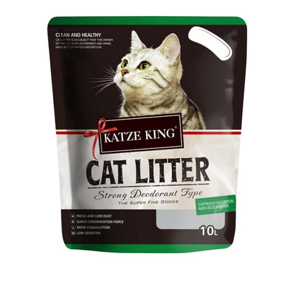 Katze King Strong Apple Fragrance Cat Litter Sand, 7Kg/10L