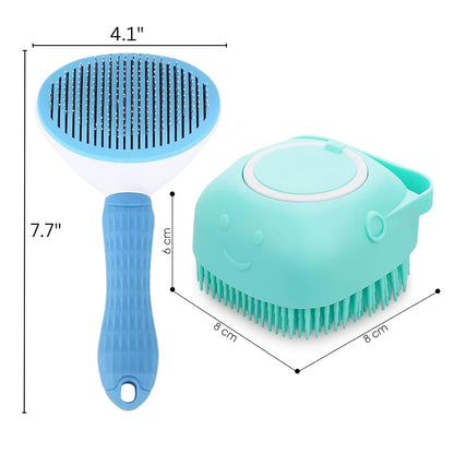 Foodie Puppies 2Pcs Pet Grooming Combo for Dog & Puppies