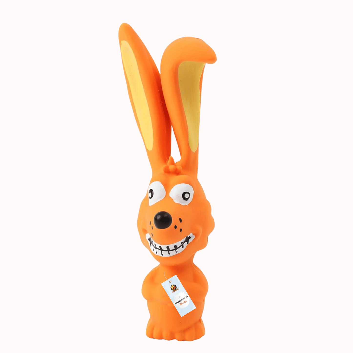 Orange Rabbit Chew Toy 
