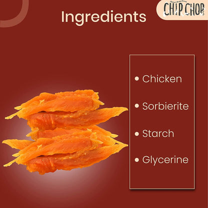 Chip Chops Dog Treats - Sun Dried Chicken Jerky (70gm, Pack of 3)