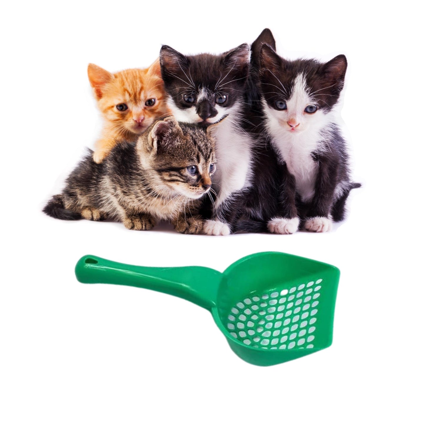 Foodie Puppies Litter/Poop Scooper for Cats & Kittens (Color May Vary)