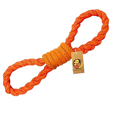 Natural Toy Rope 8-Shaped Durable Natural Cotton Rope - Shackle Rope Toy – Foodie Puppies