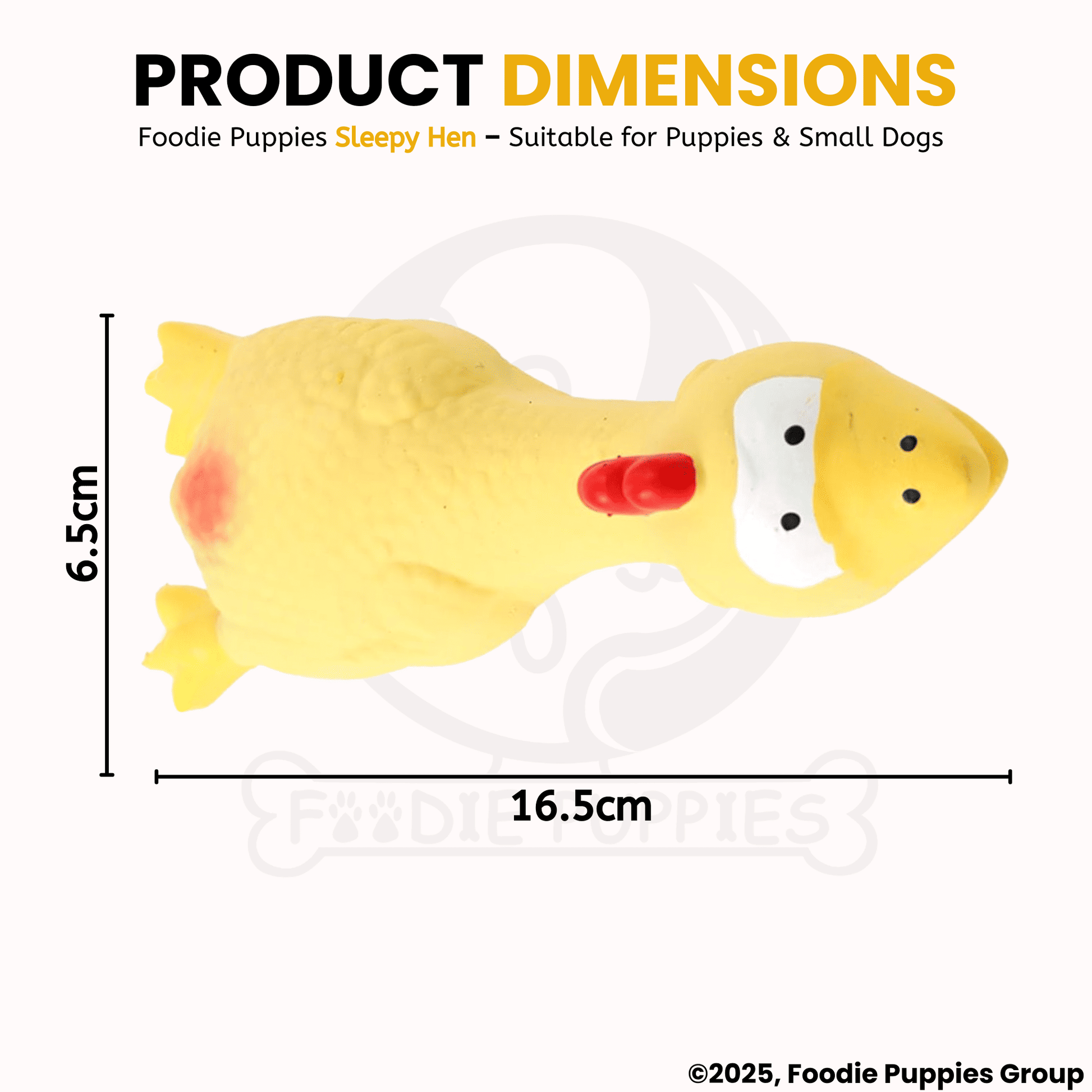 Yellow Sleepy Hen Toy