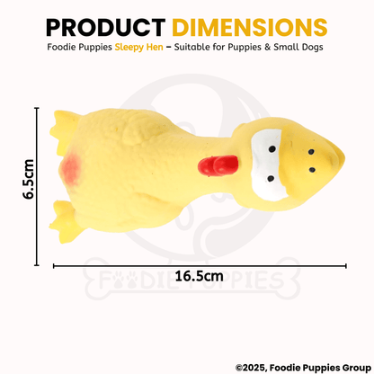 Yellow Sleepy Hen Toy