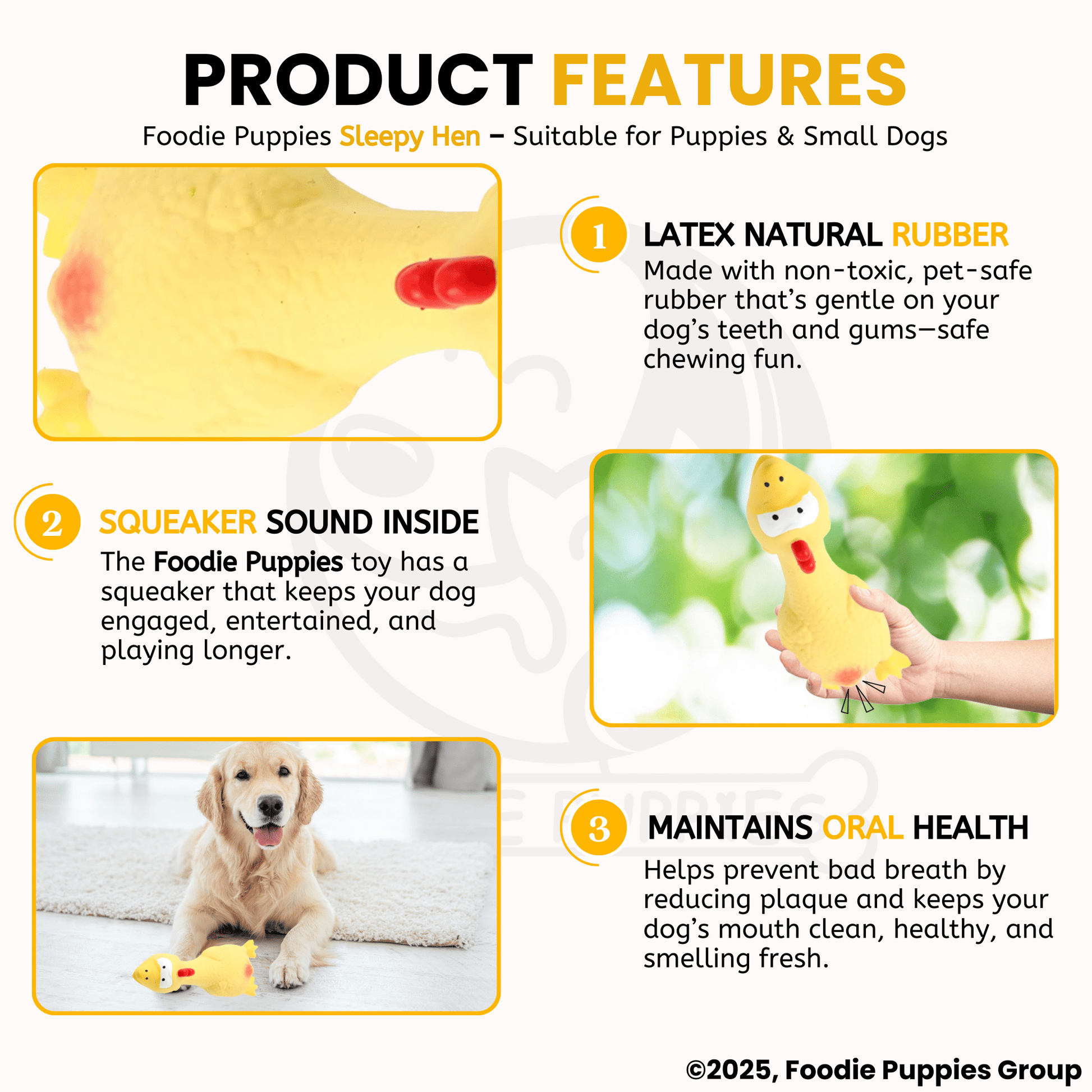 Yellow Sleepy Hen Toy