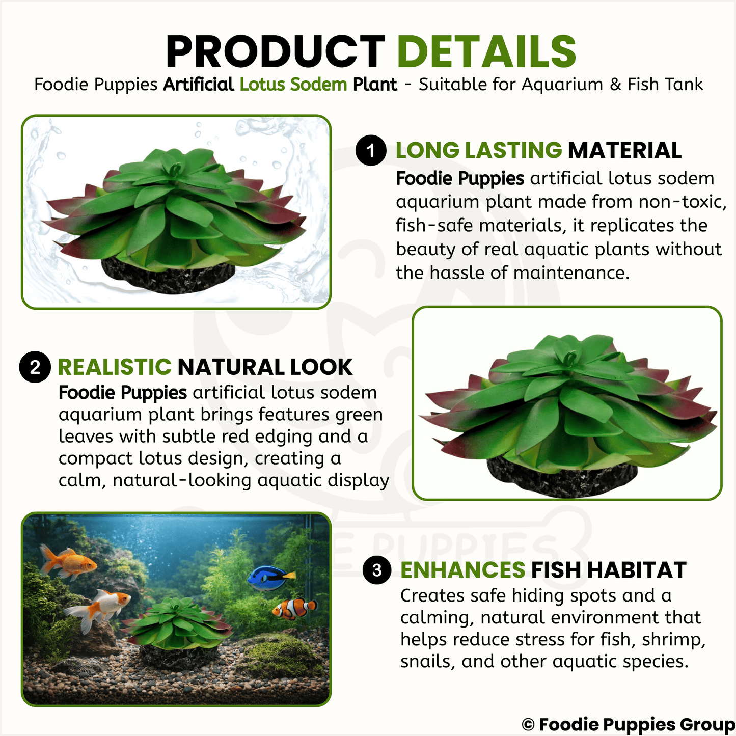 Lotus Sodem Artificial Plant 