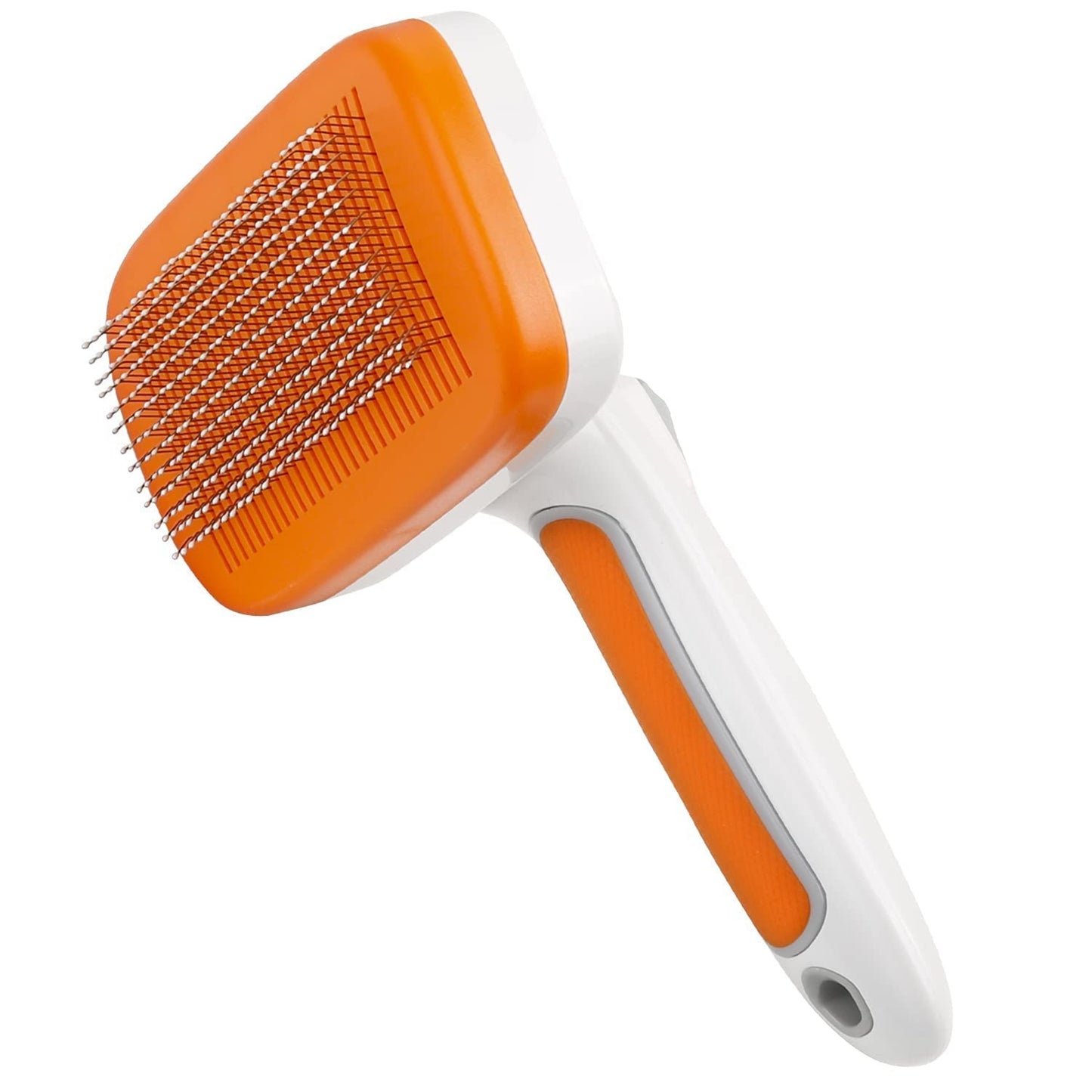 Foodie Puppies Orange Slicker Brush for Puppies, Dogs, & Cats - Large