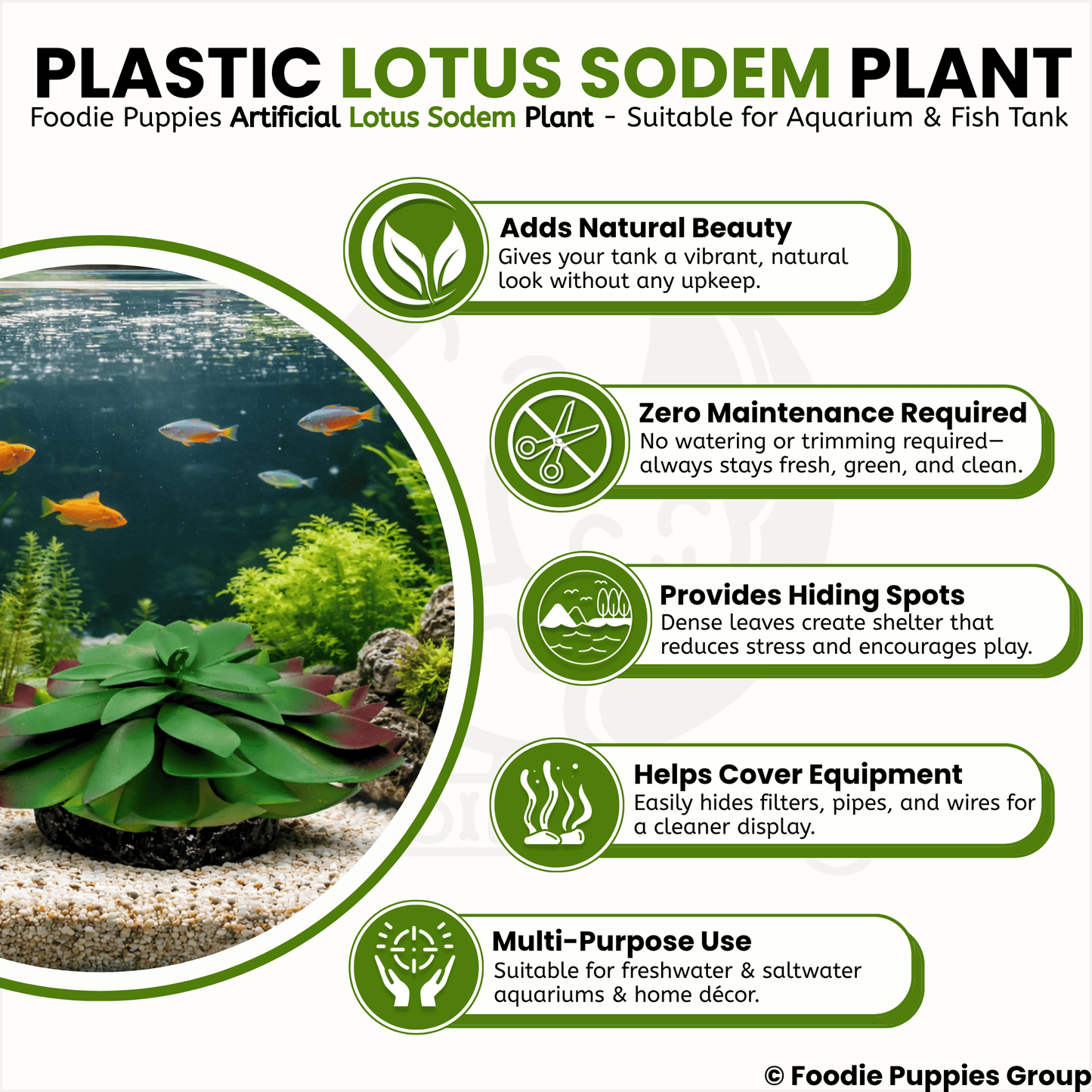 Lotus Sodem Artificial Plant 