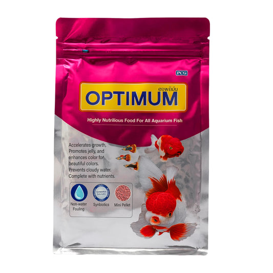Optimum Fish Food (500gm, Mini Pellet) for Aquarium Fish