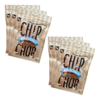 Chip Chops Dog Treats - Chicken Chips (70gm, Pack of 6)