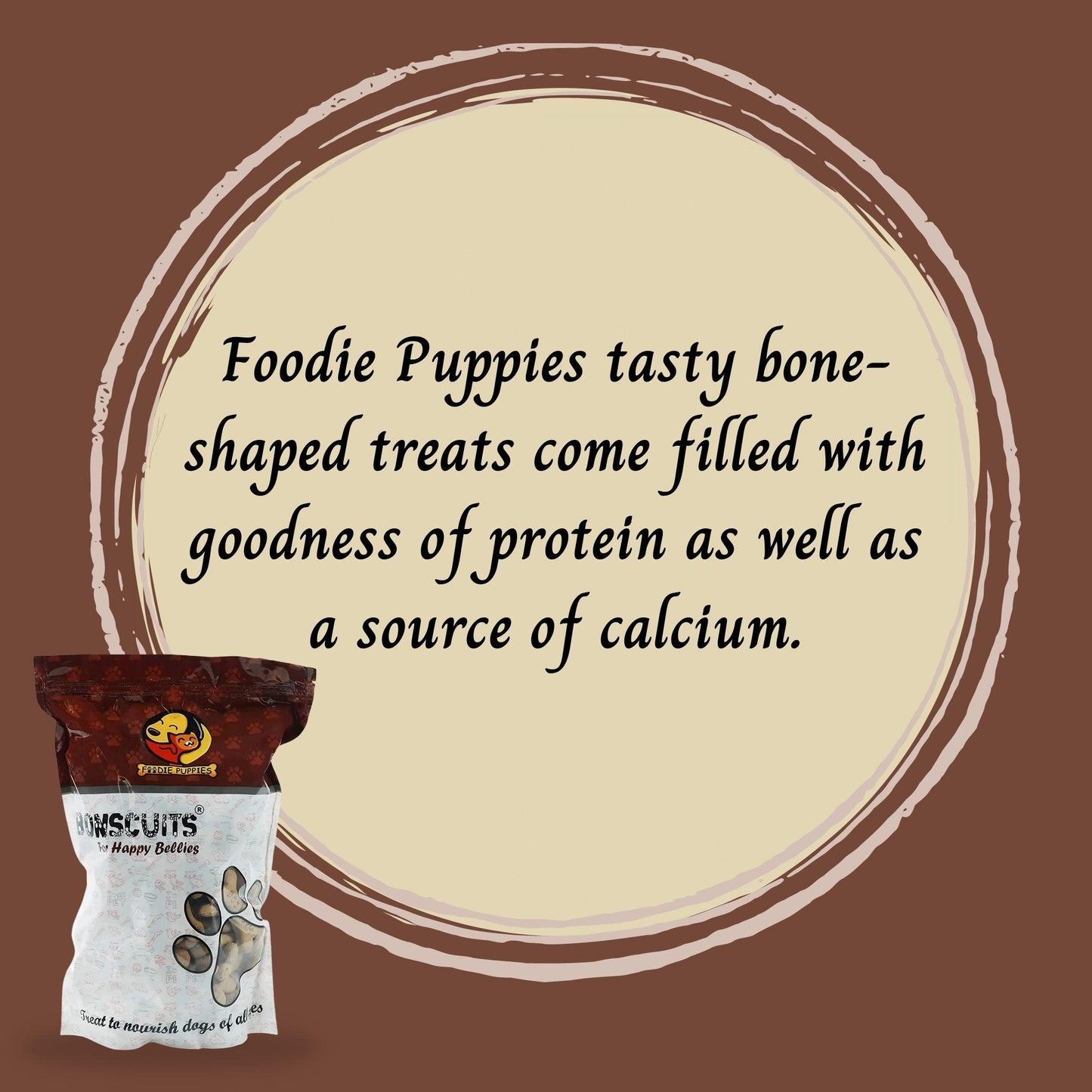 Foodie Puppies Freshly Baked Chicken Biscuits for Adult Dogs - 2Kg